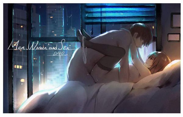 Good night】暗い部屋で激しくセックスしてる二次エロ画像【夜を越えて